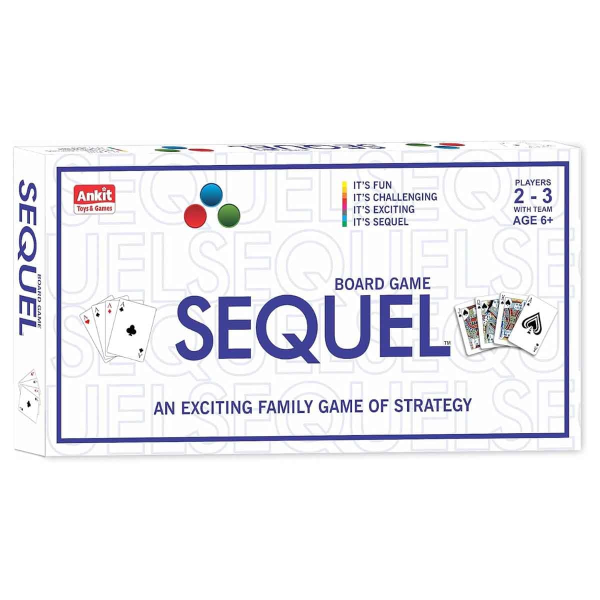 Ankit Toys Sequel Jumbo Board Game Unisex, 5-7 Years