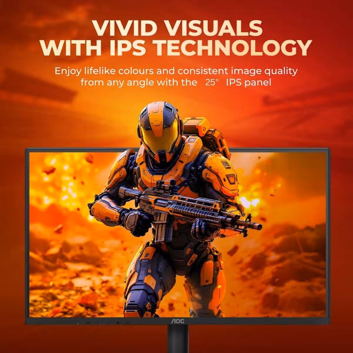 AOC 24.5" 25B36X 144Hz 0.5ms HDR10 Adaptive Sync IPS Gaming Monitor