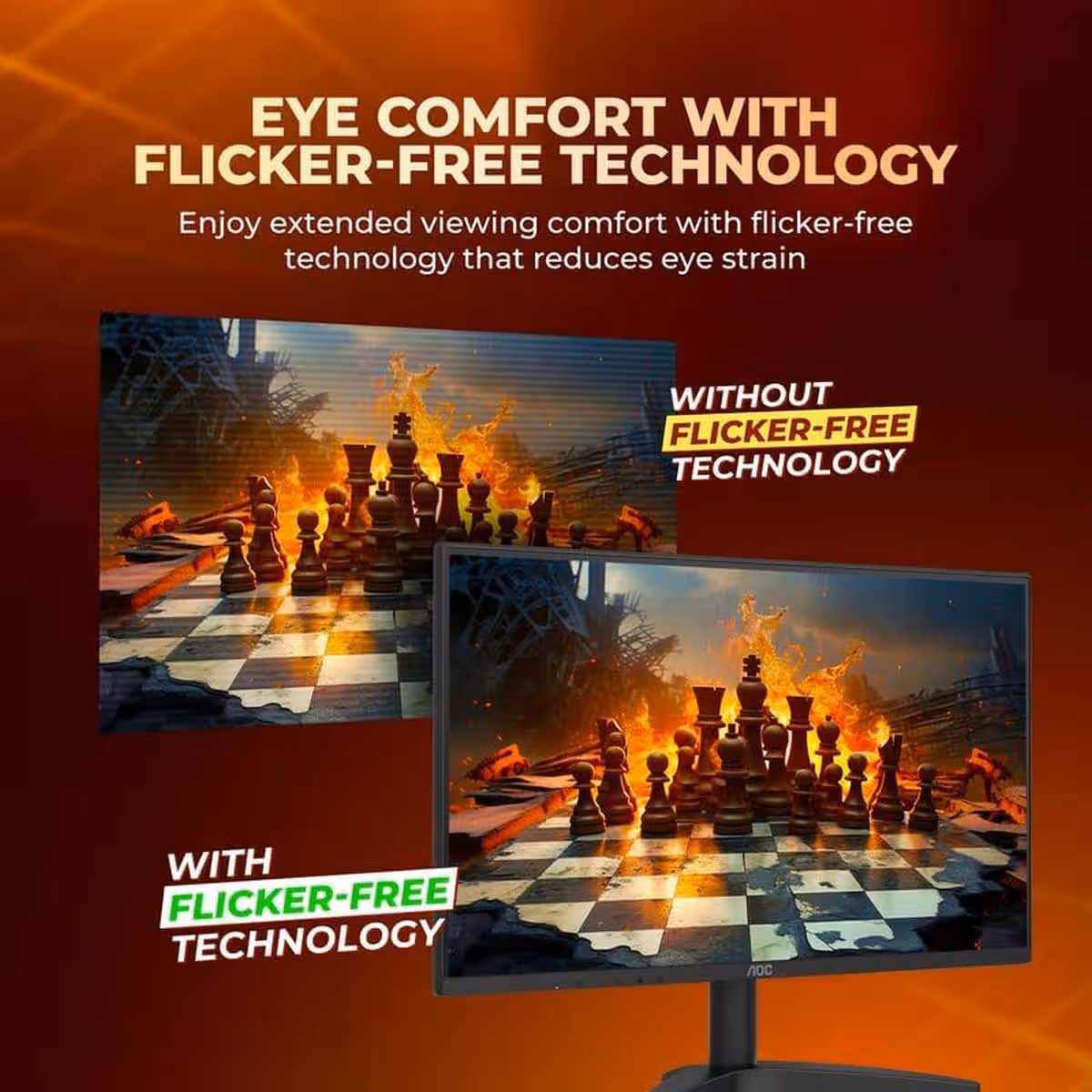 AOC 24.5" 25B36X 144Hz 0.5ms HDR10 Adaptive Sync IPS Gaming Monitor