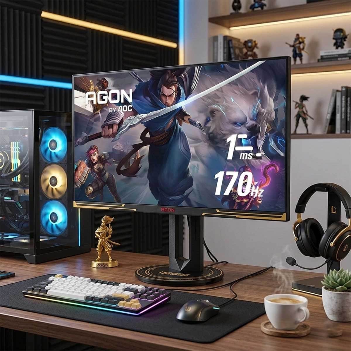 AOC 27" AG275QXL League of Legends Edition QHD 170Hz 1ms Agon Pro IPS Gaming Monitor
