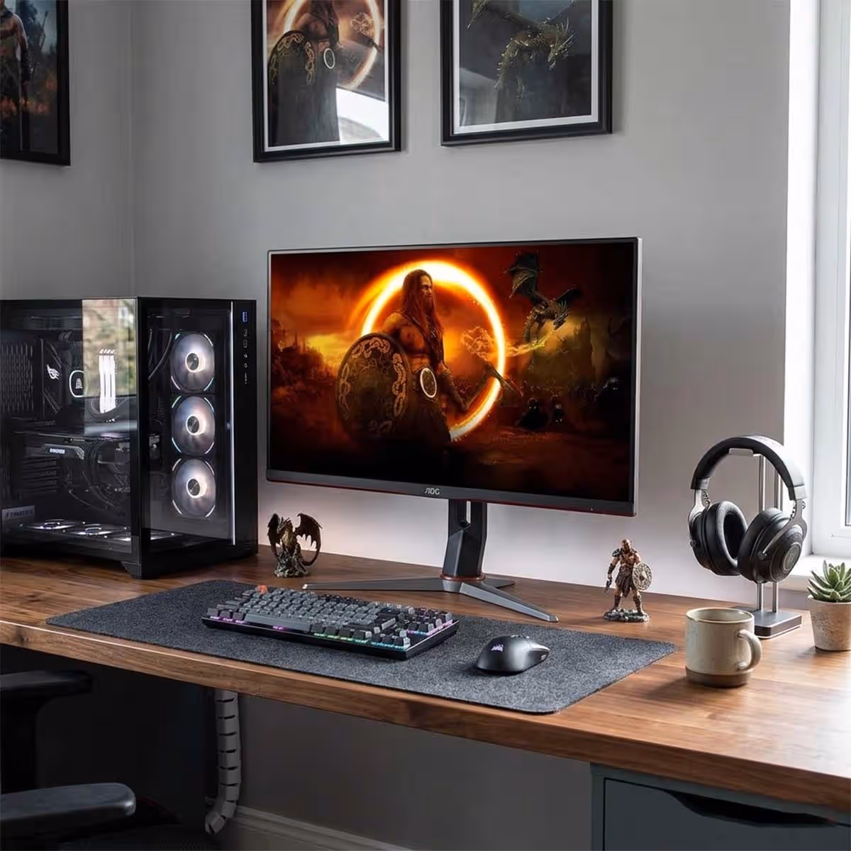 AOC 28" U28G2X/D 4K UHD 144Hz 1ms IPS Gaming Monitor