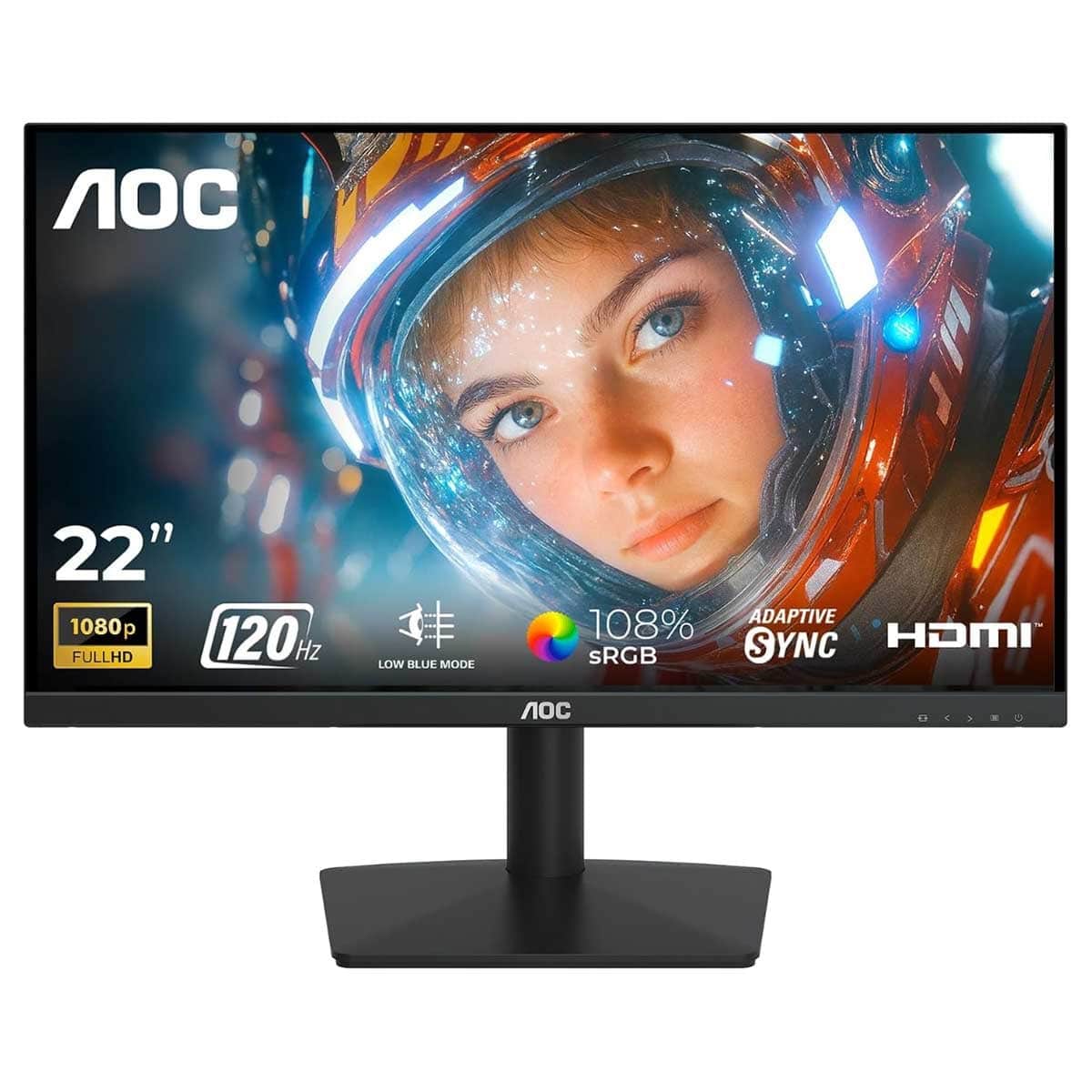 AOC Black 21.45" FHD 120Hz 1ms IPS Gaming Monitor