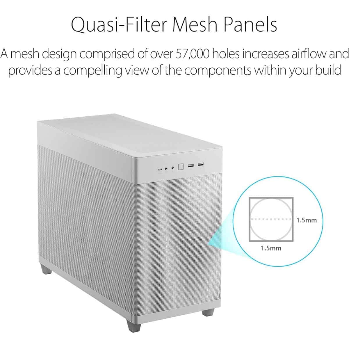 ASUS Prime AP201 MicroATX PC Case