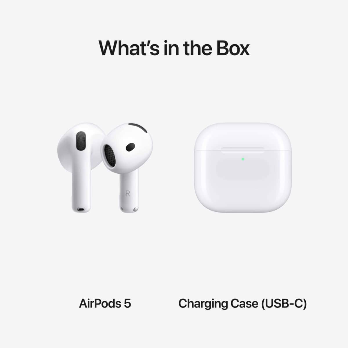 Apple AirPods 5 ANC with USB-C wired Charging Case