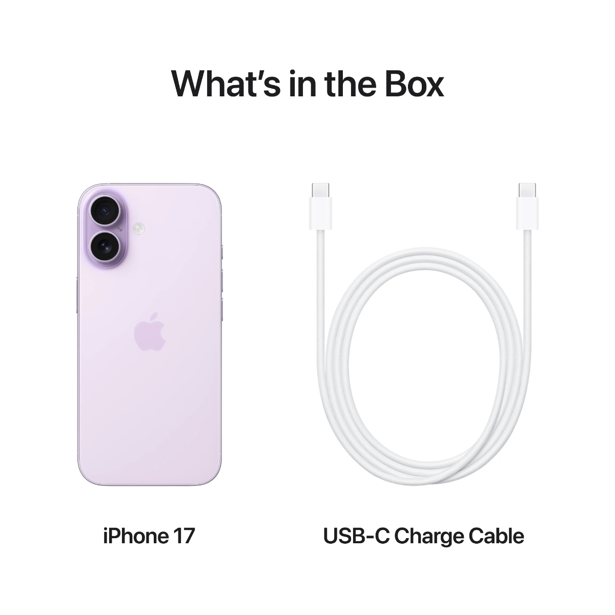 Apple iPhone 17 256GB (eSIM only), International Version - Lavender