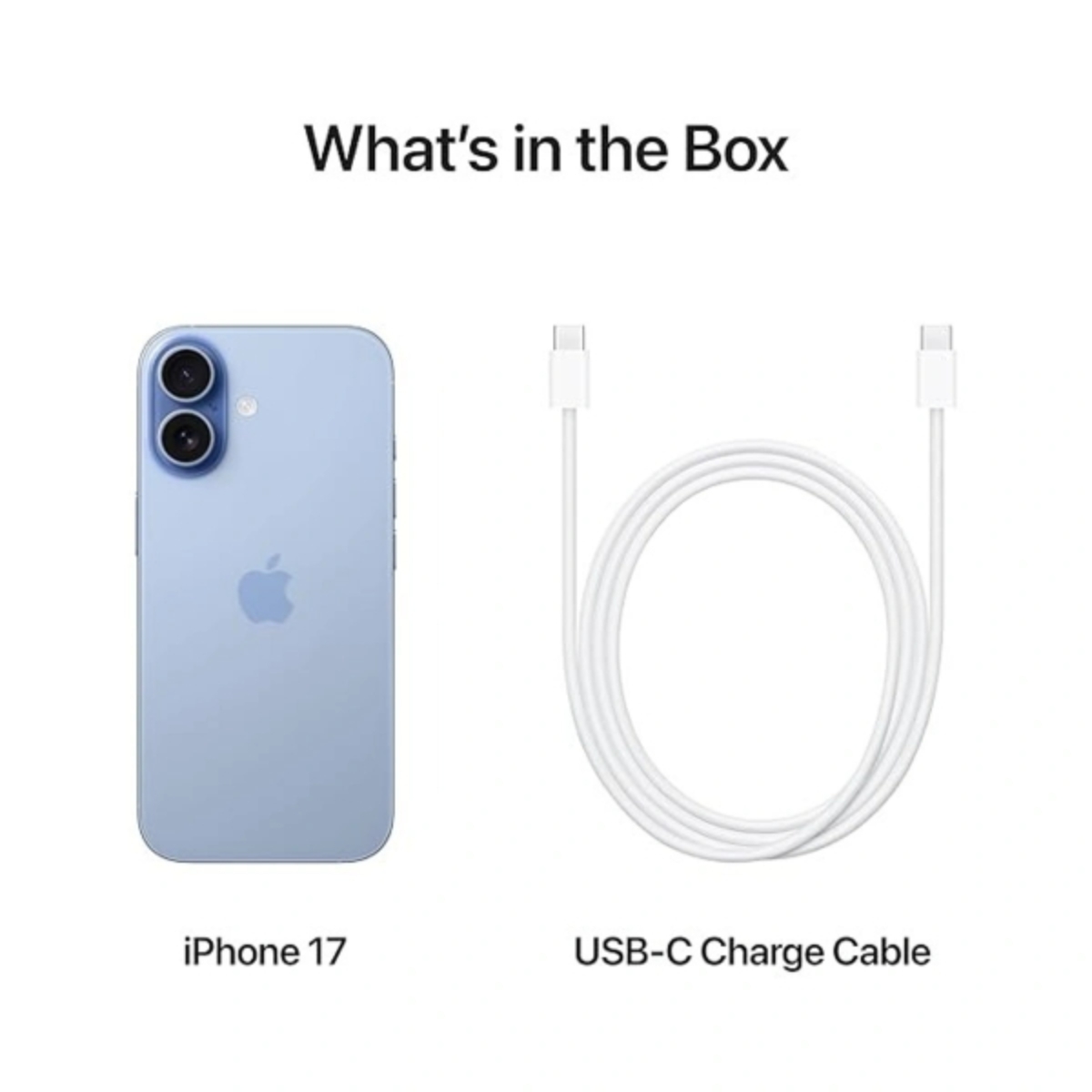 Apple iPhone 17 256GB (eSIM only), International Version - Mist Blue