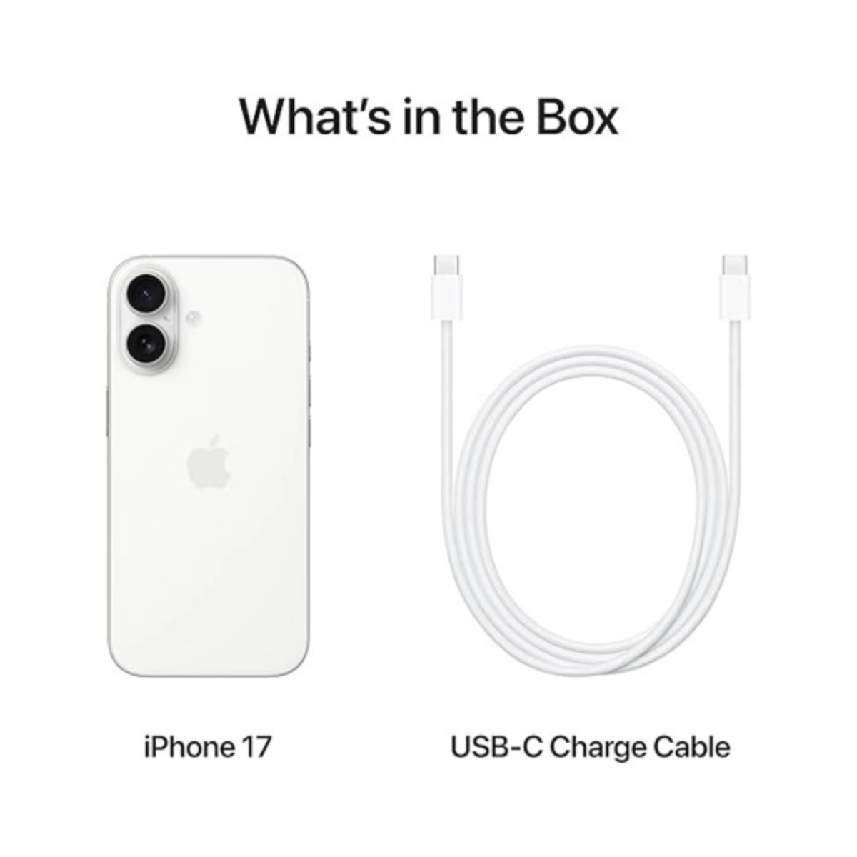 Apple iPhone 17 256GB (eSIM only), International Version - White