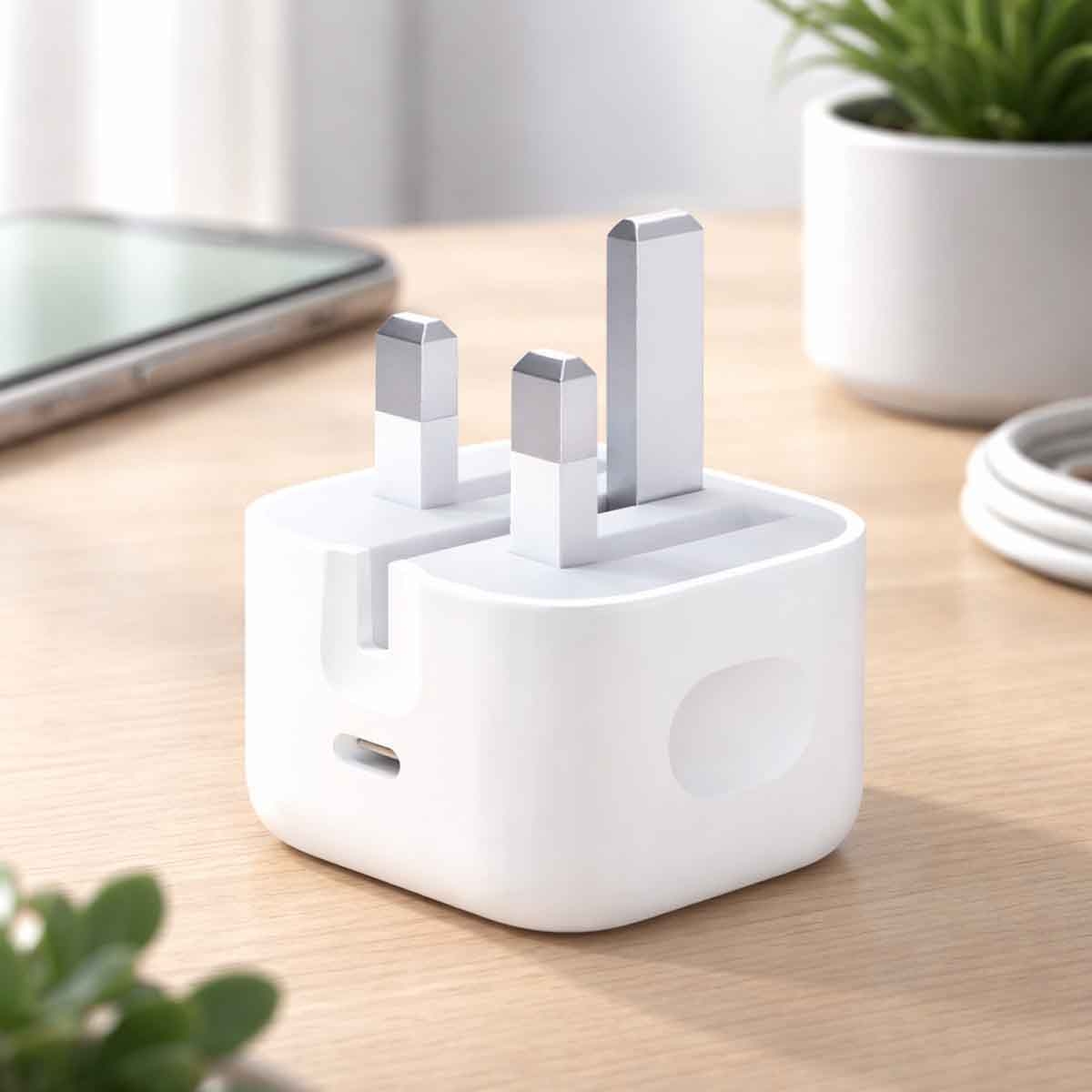 أبل ايفون 17 برو ماكس فضي 256 جيجابايت (eSIM فقط)، النسخة العالمية + باقة محول طاقة USB-C بقدرة 20 واط