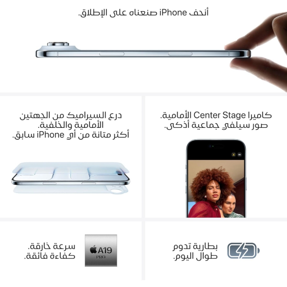 أبل جوال آيفون إير سعة