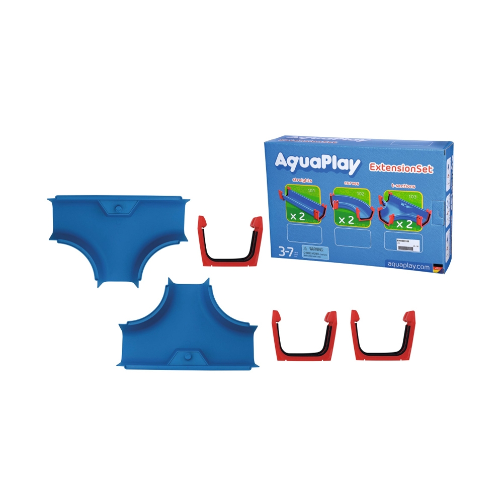 AquaPlay T-Section Extension Set Unisex, 3-4 Years, Pack of 2