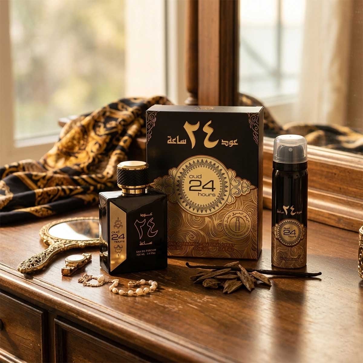 Ard Al Zaafaran Oud 24 Hours Eau De Parfum Gift Set Unisex
