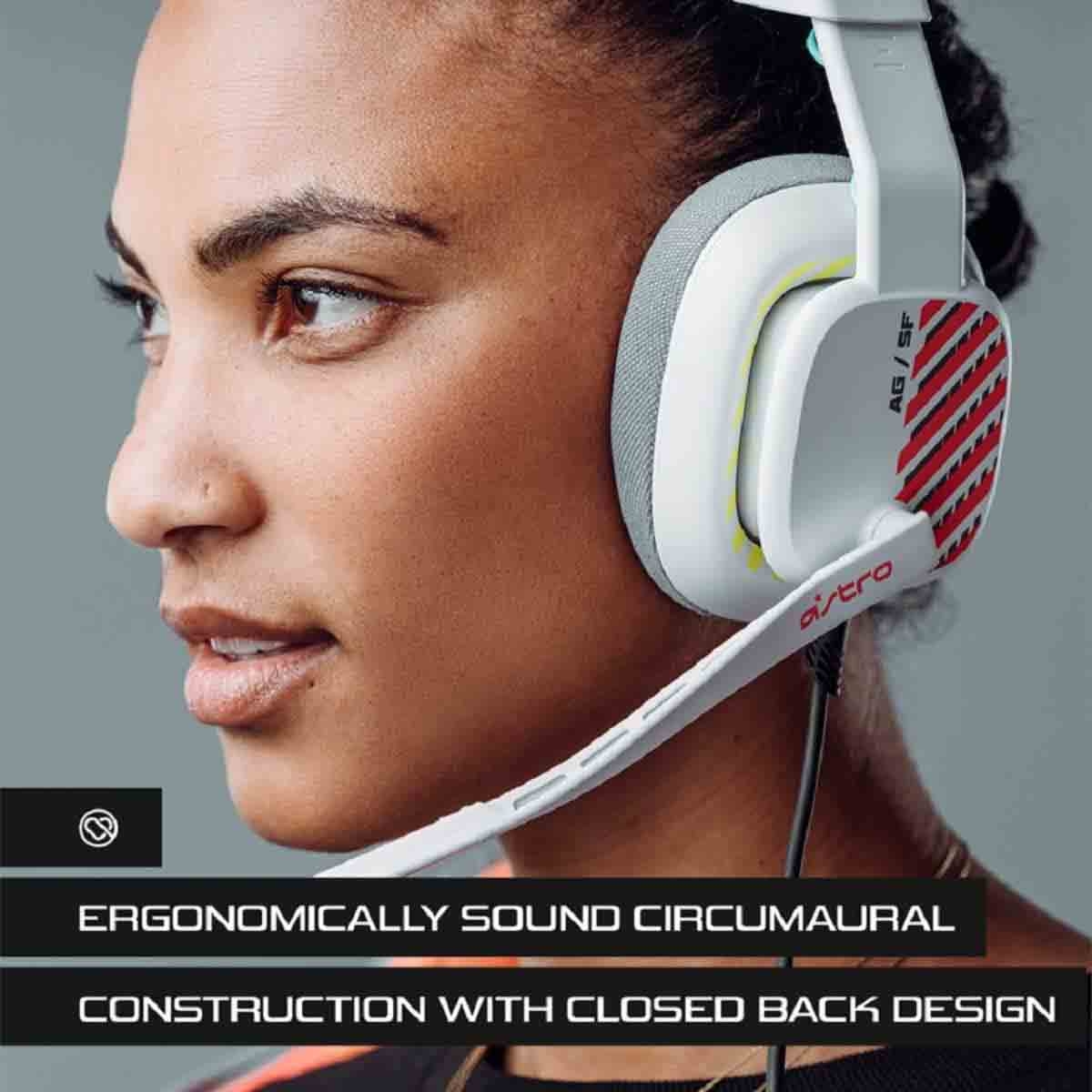 Astro A10 Gen 2 Cross-Platform White Wired Gaming Headset