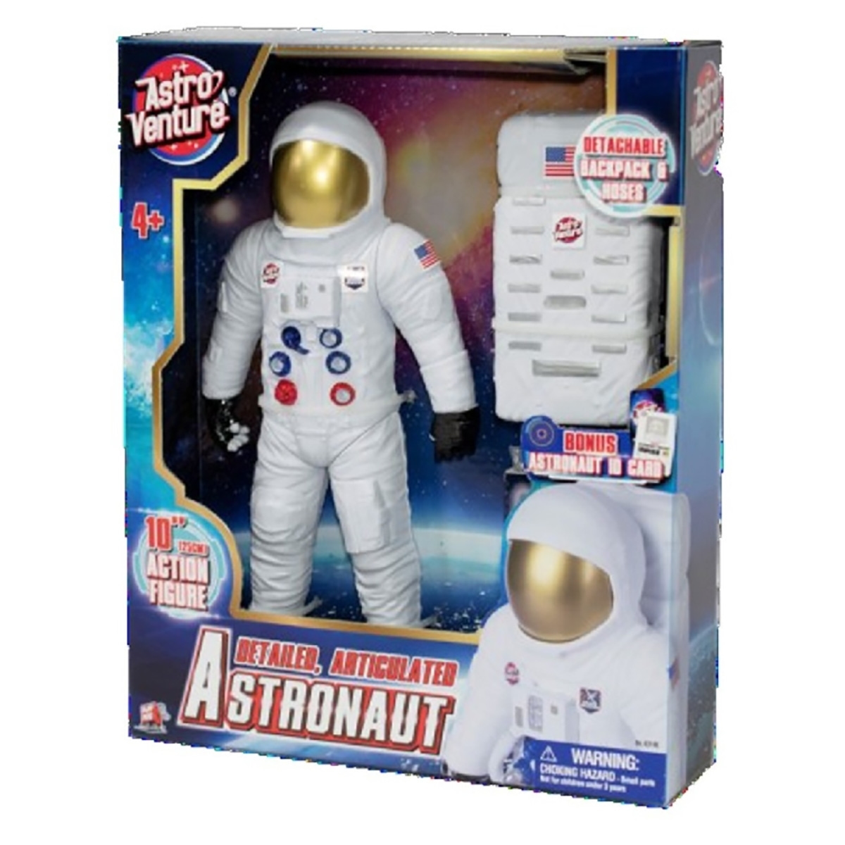 Astro Venture 10" Astronaut Figure Boys, 5-7 Years