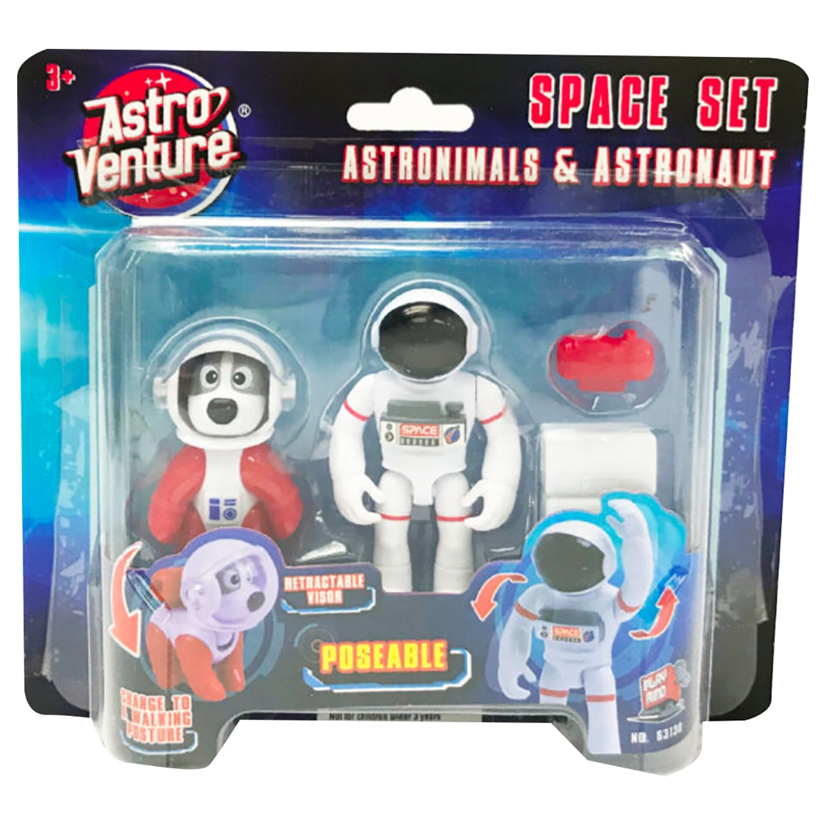 Astro Venture Assorted Astronimals & Astronaut Boys, 3-4 Years