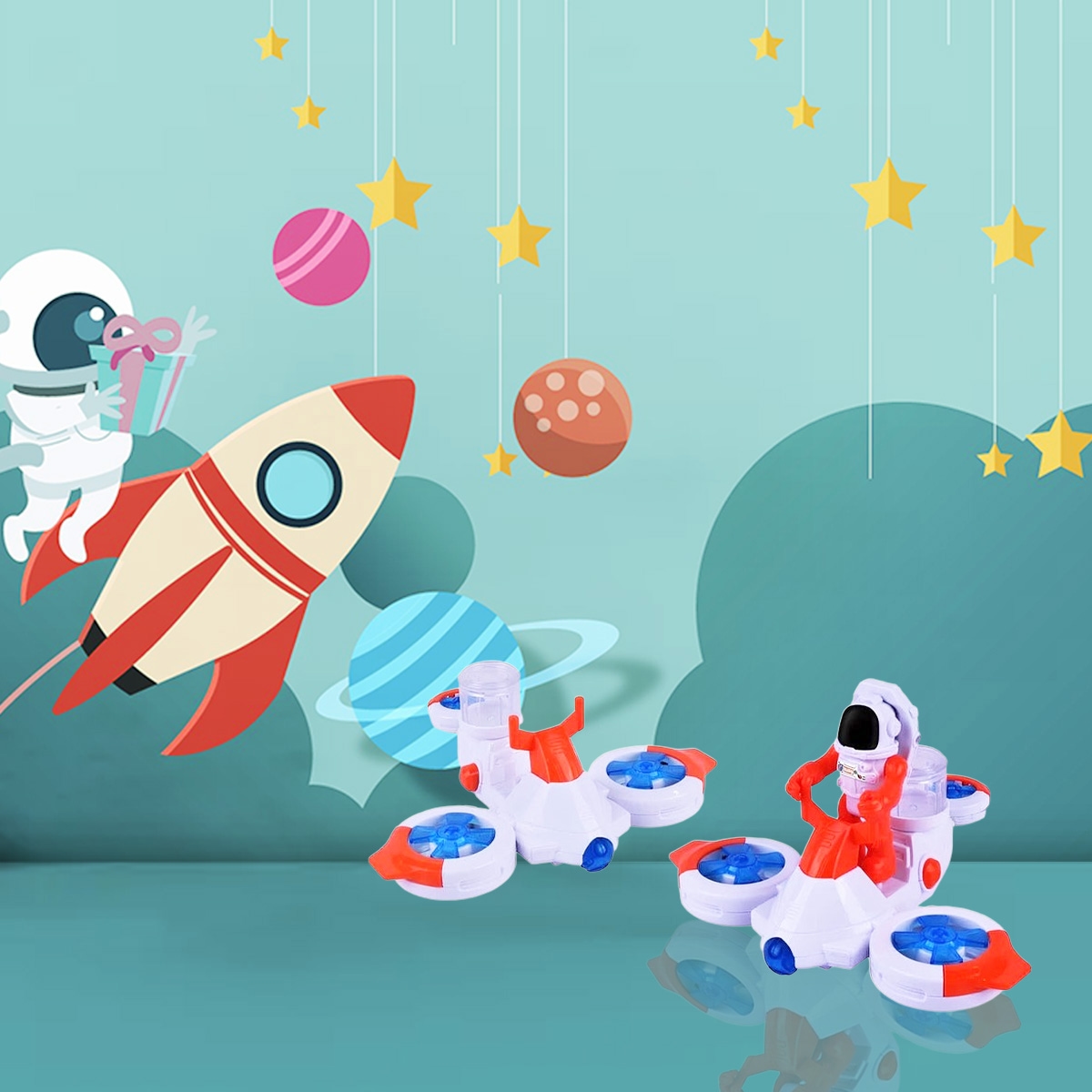 Astro Venture Mars Mission Drone Playset Boys, 3-4 Years