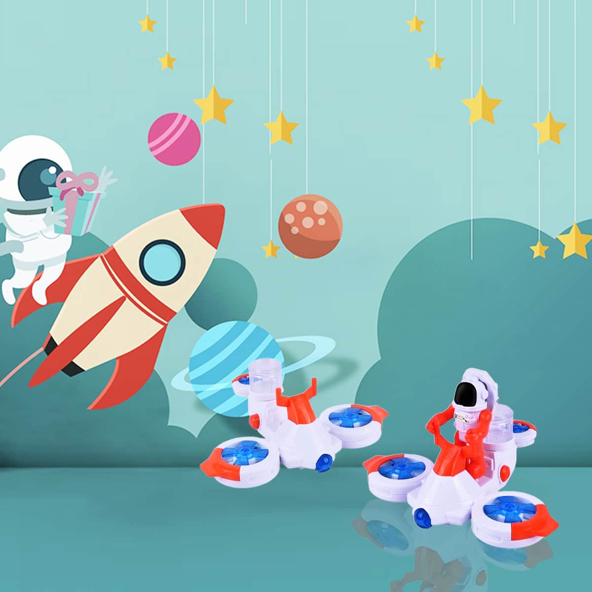 Astro Venture Mars Mission Drone Playset Boys, 3-4 Years