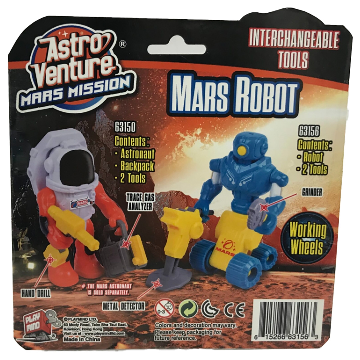Astro Venture Mars Mission - Mars Robot Toy Boys, 3-4 Years