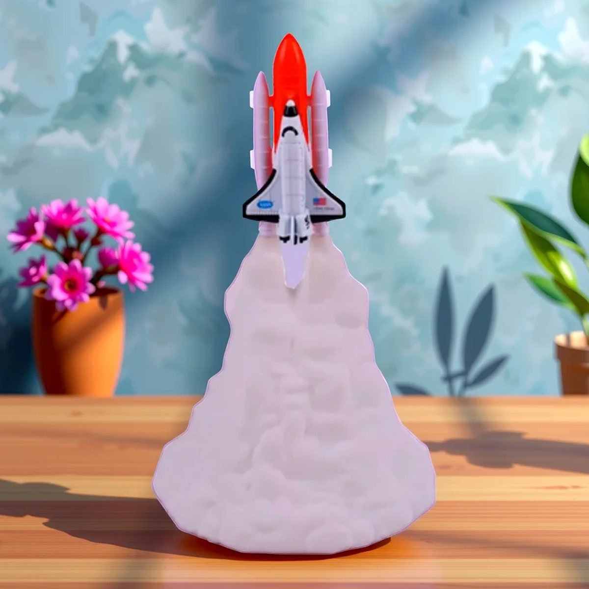 Astro Venture Night Light Shuttle Launch Toy Set Boys, 3-4 Years