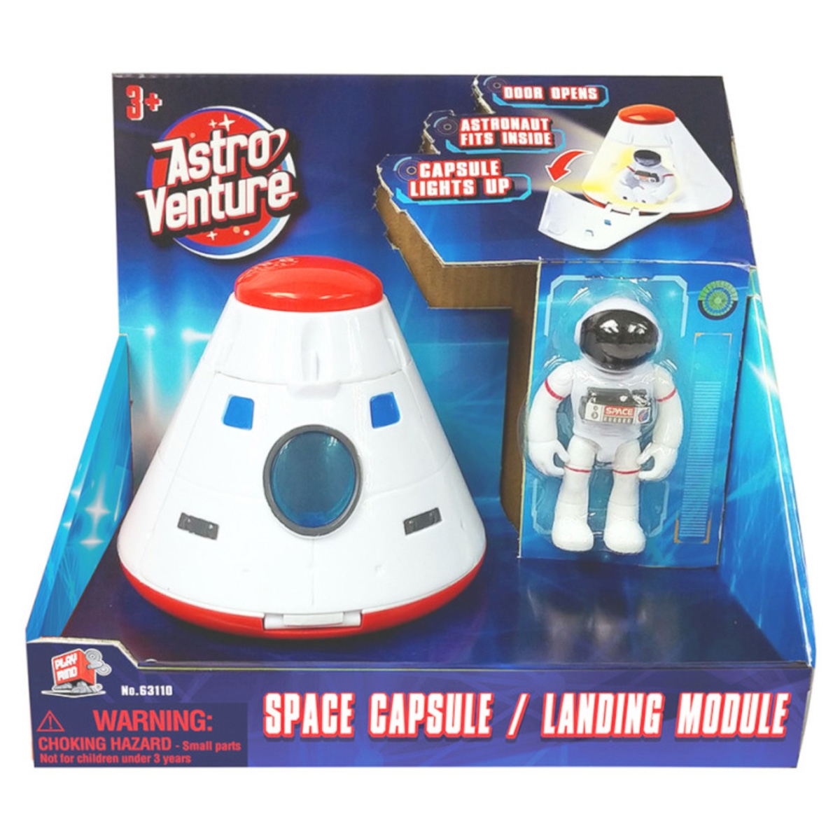 Astro Venture Space Capsule Play Set Unisex, 3-4 Years