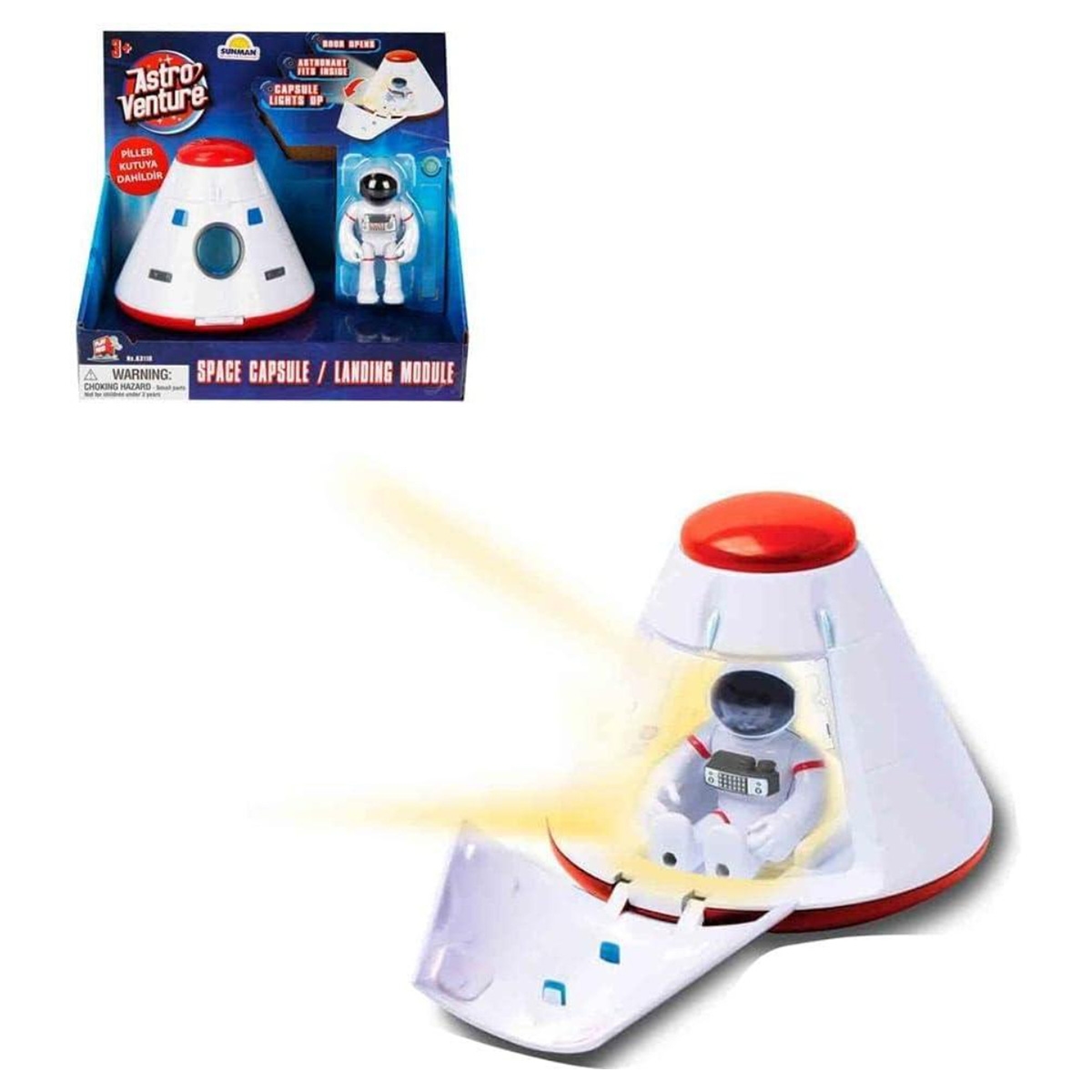 Astro Venture Space Capsule Play Set Unisex, 3-4 Years