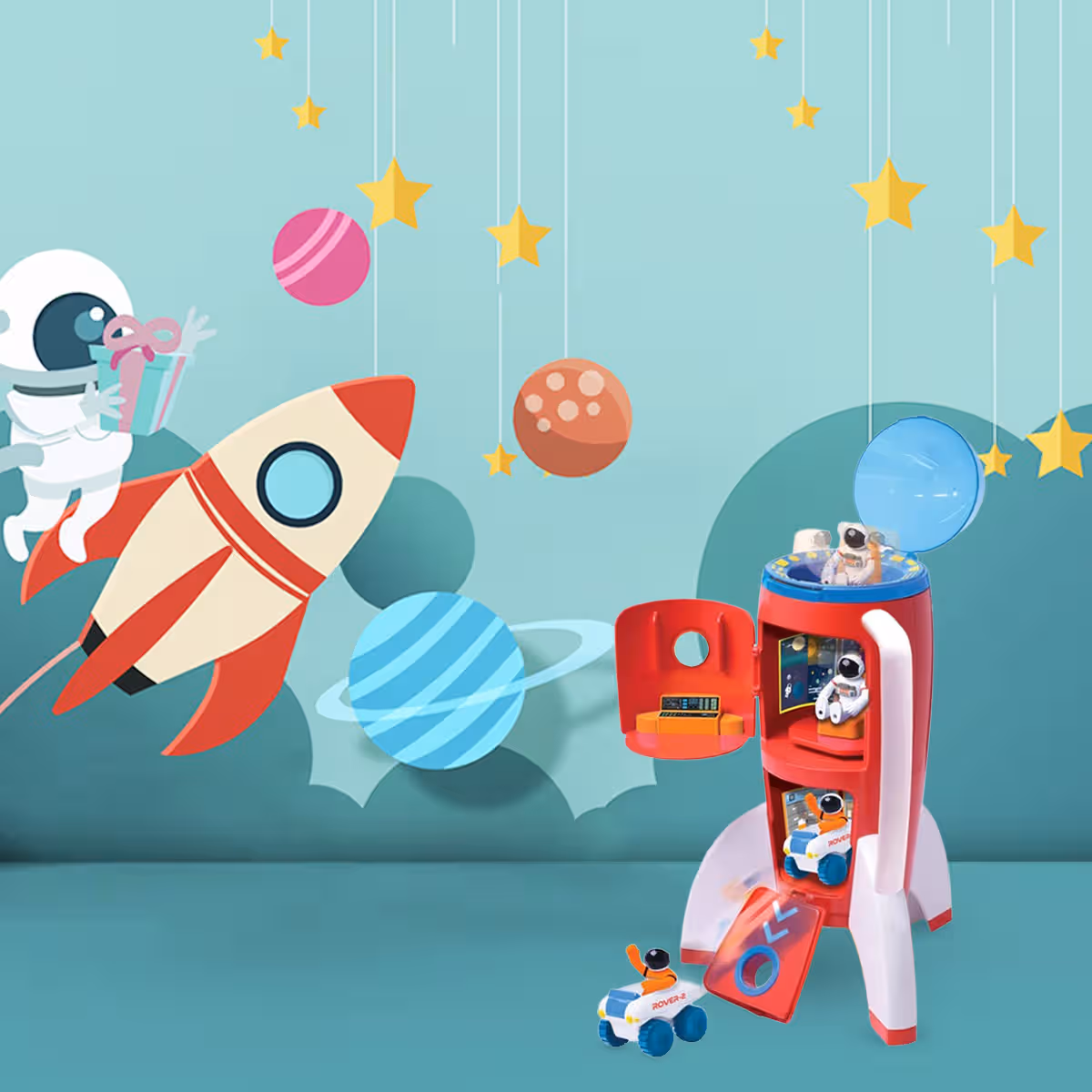 Astro Venture Space Rocket Toy Boys, 3-4 Years