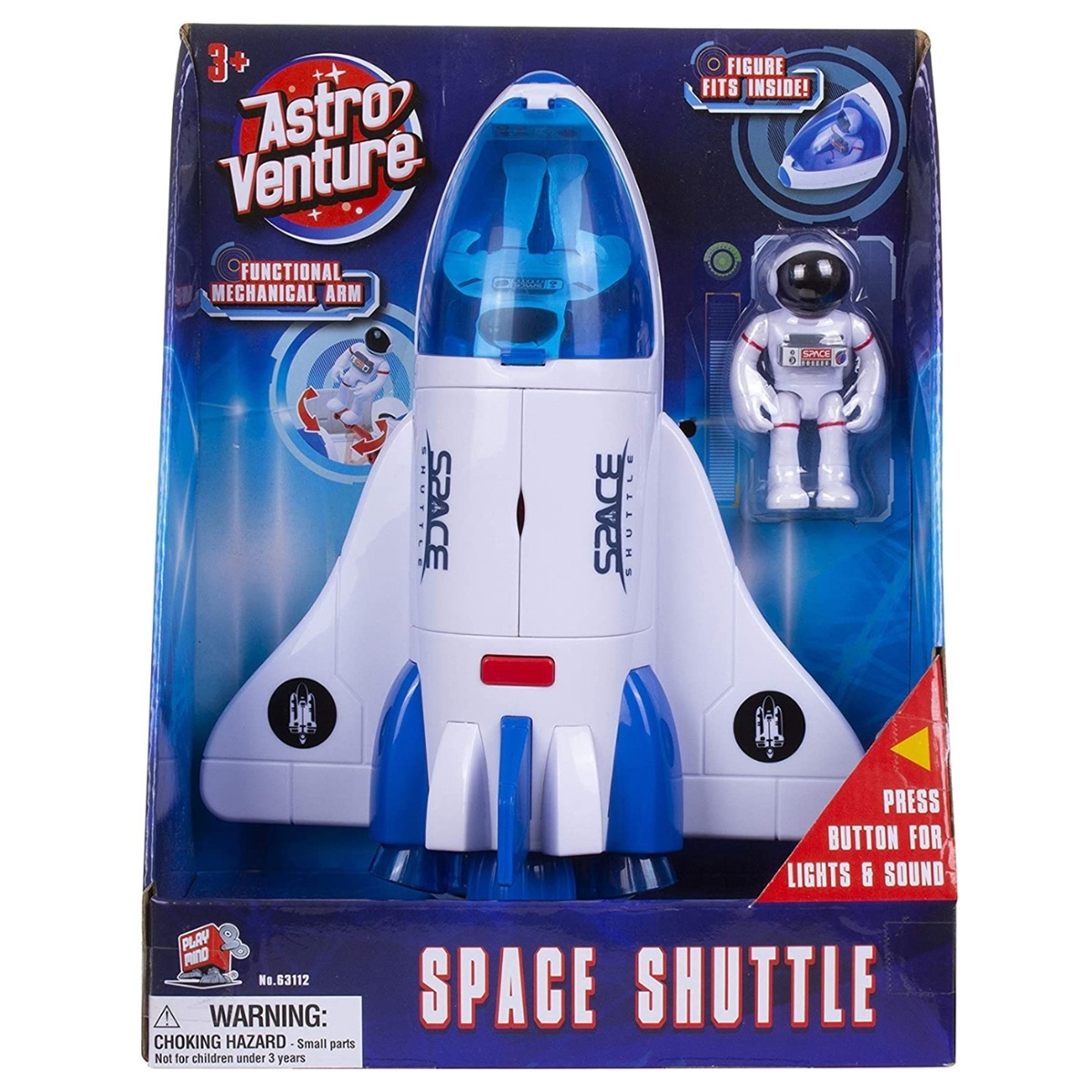 أسترو فنتشر لعبة مكوك الفضاء للأولاد، 3-4 سنوات