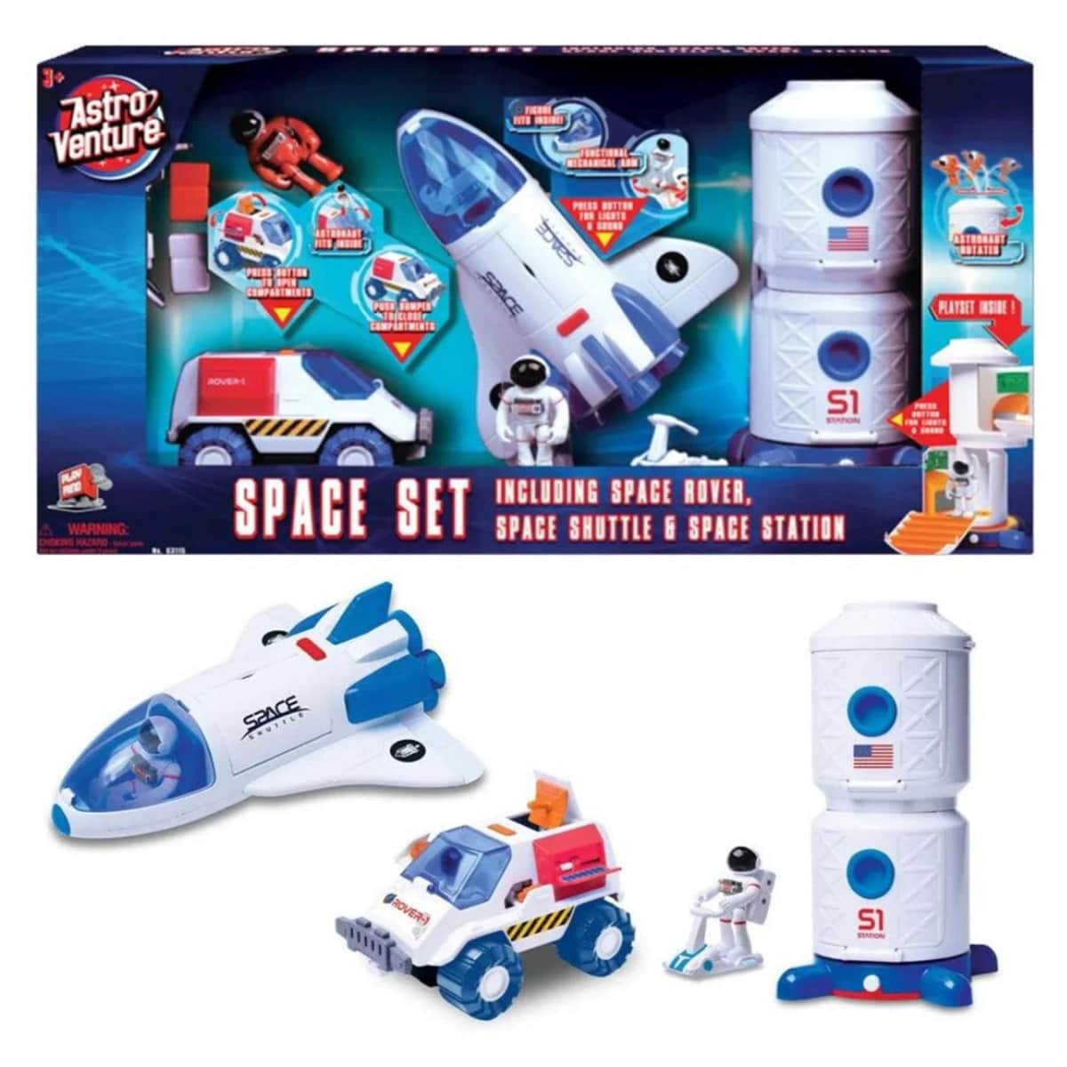 Astro Venture Space Toy Playset Boys, 3-4 Years