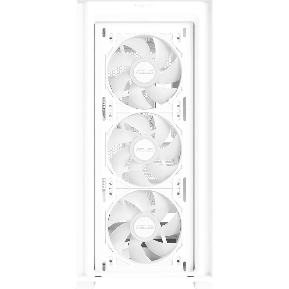 Asus A21 Plus White MicroATX PC Case with Pre-Installed ARGB Fan