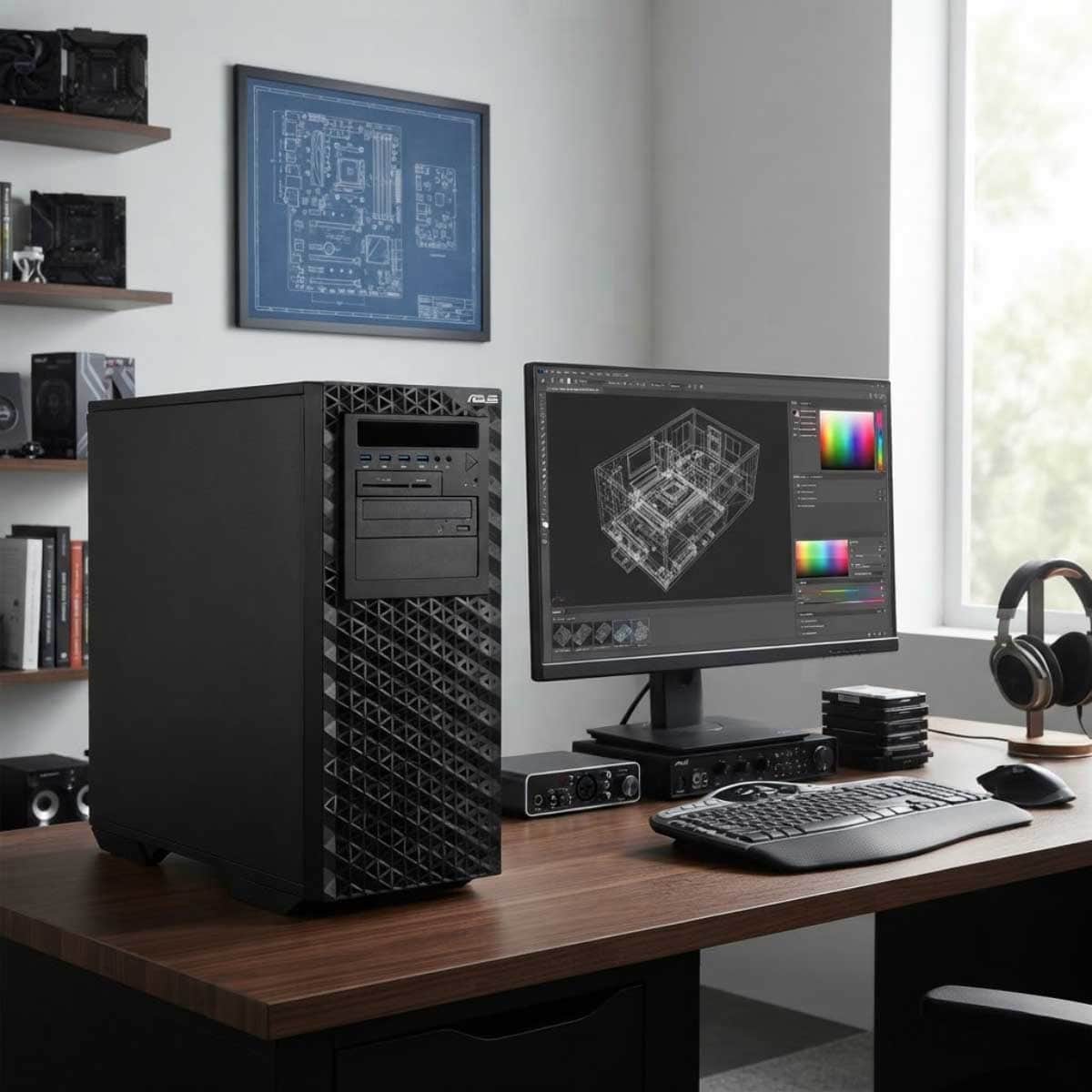 Asus E900G4 Workstation Barebone Motherboard