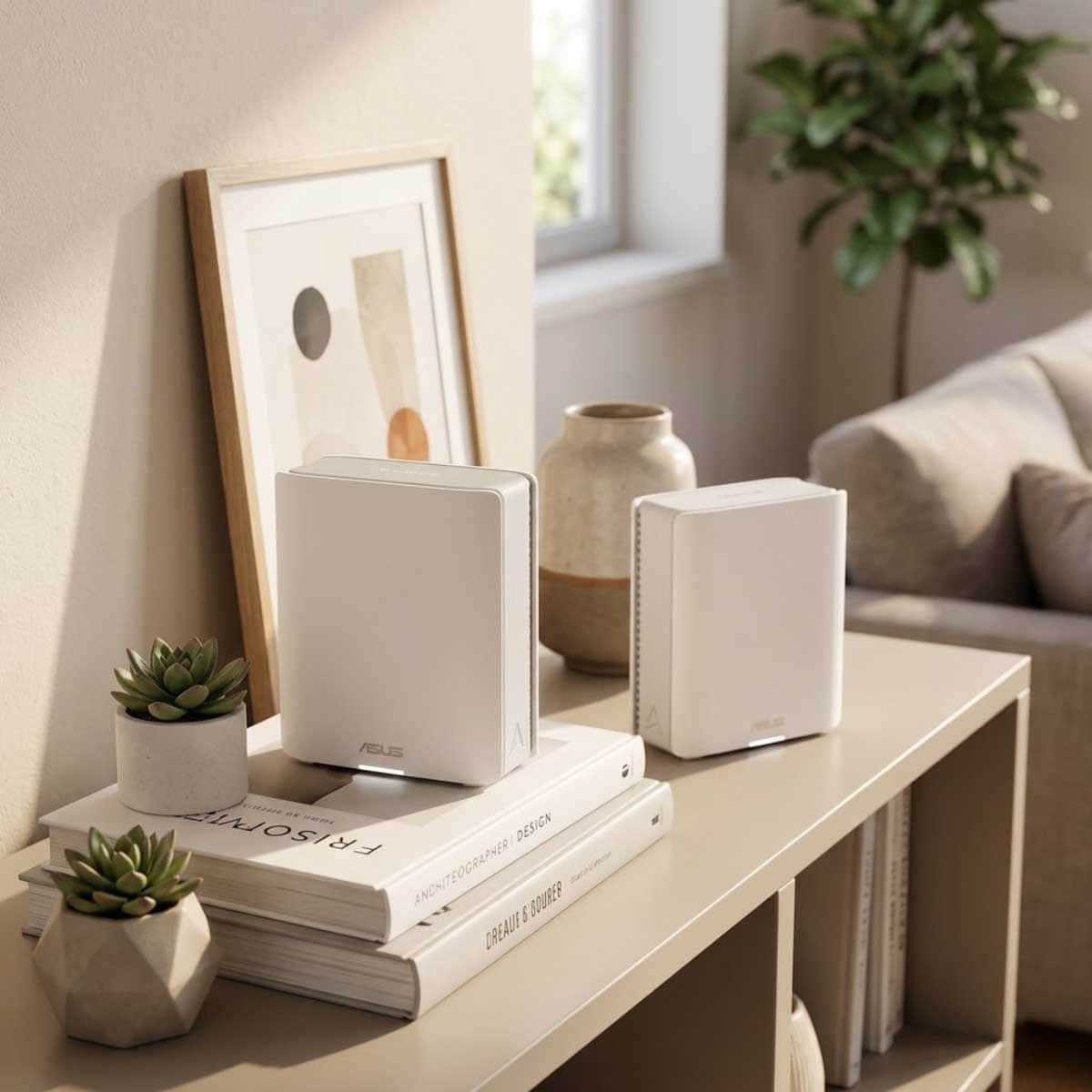 Asus 2-Piece ZenWiFi BT10 Tri-Band Wi-Fi 7 Smart AiMesh Extendable Router Set