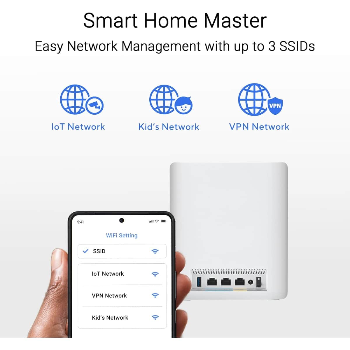 Asus 2-Piece ZenWiFi BT10 Tri-Band Wi-Fi 7 Smart AiMesh Extendable Router Set