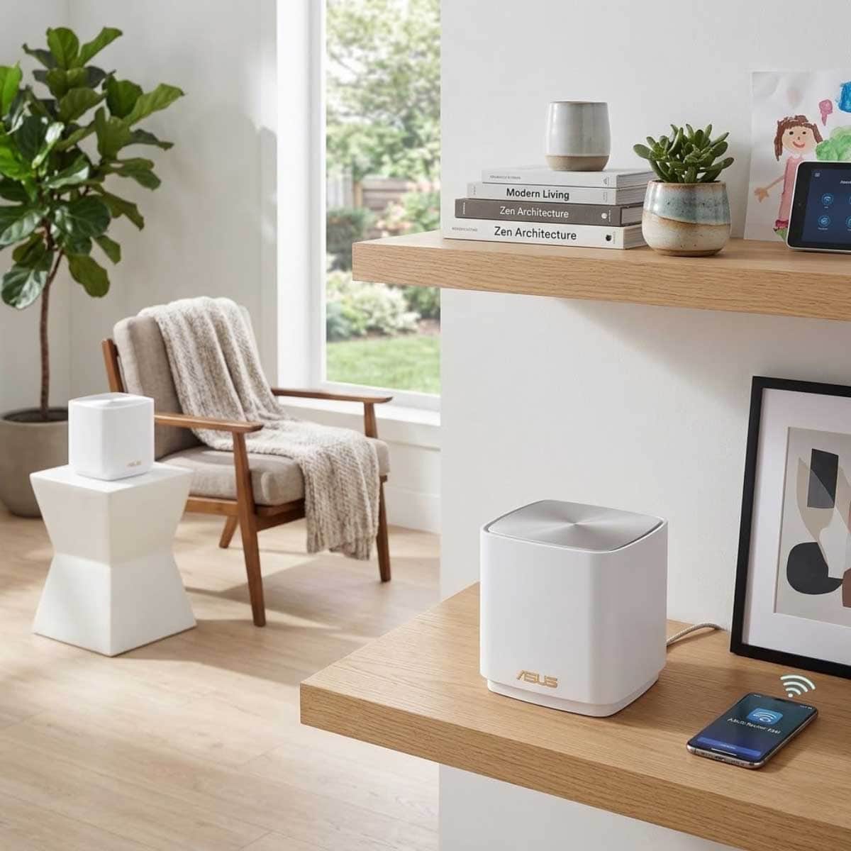 Asus 2-Piece ZenWi-Fi XD6 AX1800 Dual-Band Wi-Fi 6 Mesh Router System Set