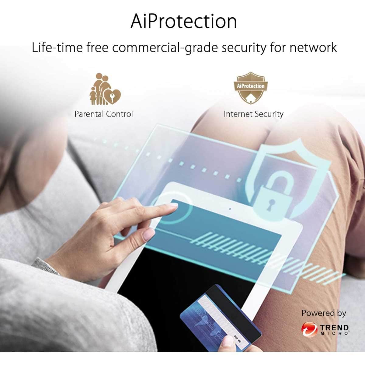 Asus 2-Piece ZenWi-Fi XD6 AX1800 Dual-Band Wi-Fi 6 Mesh Router System Set