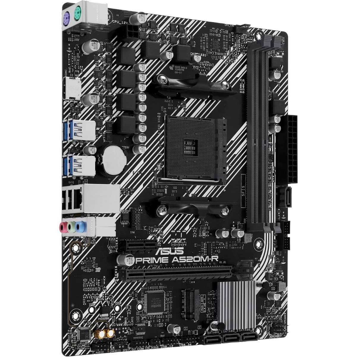 Asus Prime A520M-R AMD A520 M.2 1GB Ethernet MicroATX Motherboard
