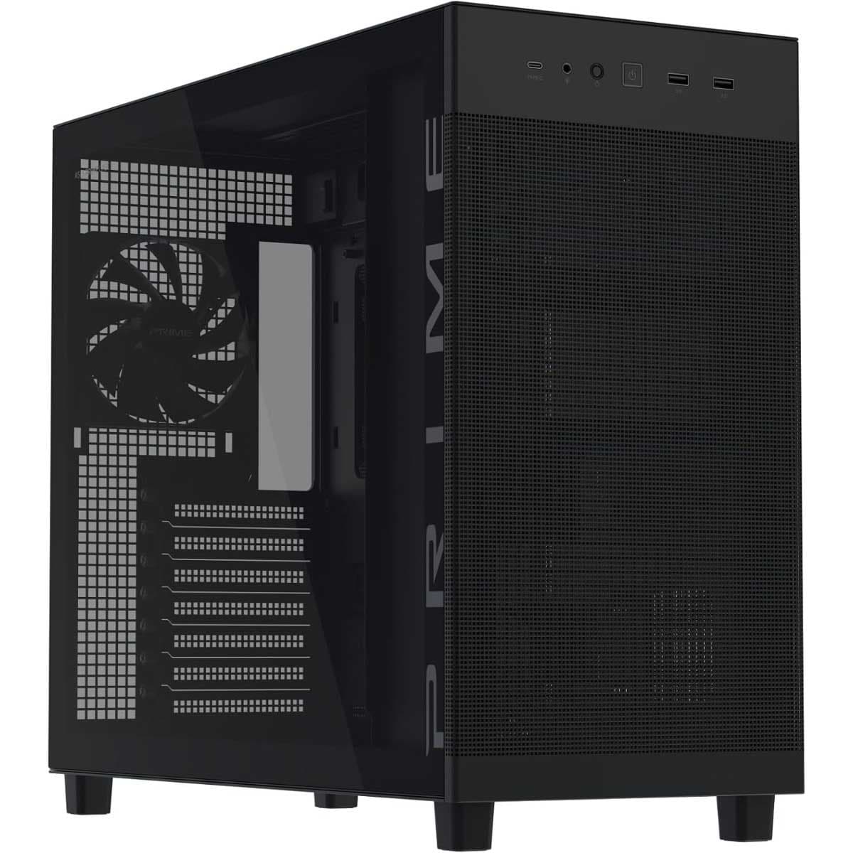 Asus Prime AP303 TG ATX Mid-Tower PC Case