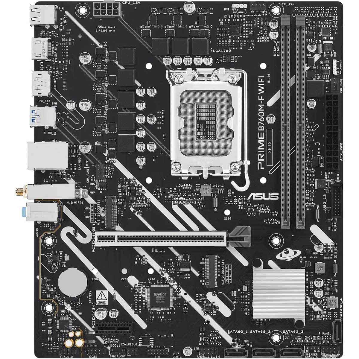 Asus Prime B760M-F Intel DDR5 Wi-Fi 6 MicroATX Motherboard