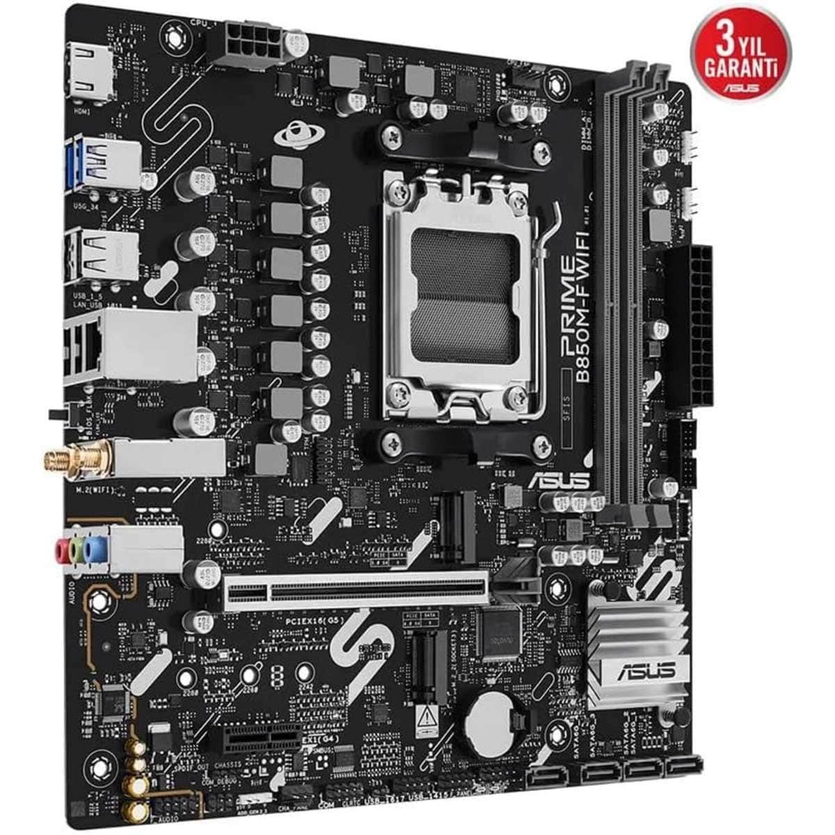 Asus Prime B850M-F AMD B850 MicroATX Motherboard with Wi-Fi
