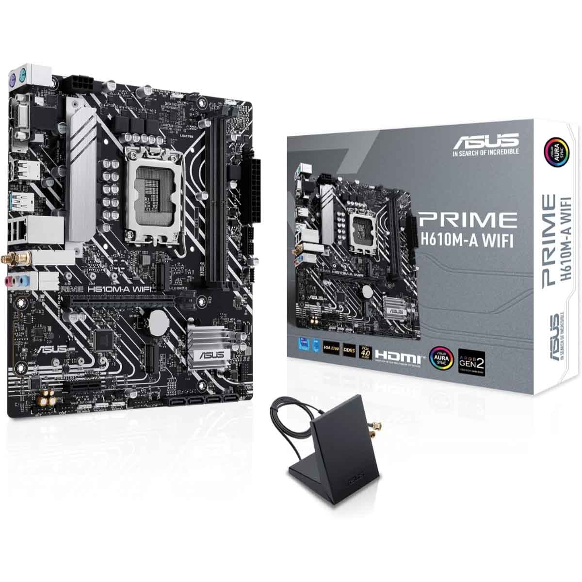 ASUS Prime H610M-A WiFi Gaming Motherboard