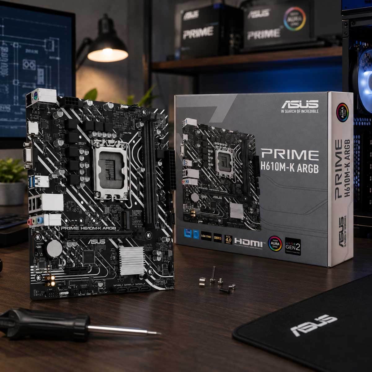 Asus Prime H610M-K Intel H610 DDR5 M.2 MicroATX Motherboard