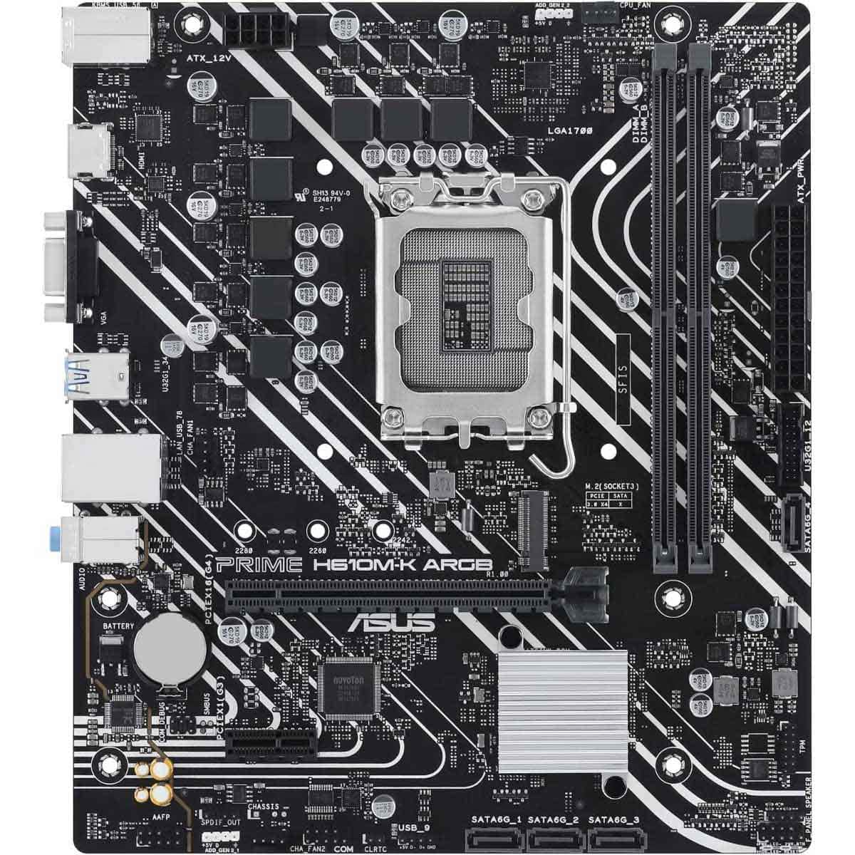 Asus Prime H610M-K Intel H610 DDR5 M.2 MicroATX Motherboard