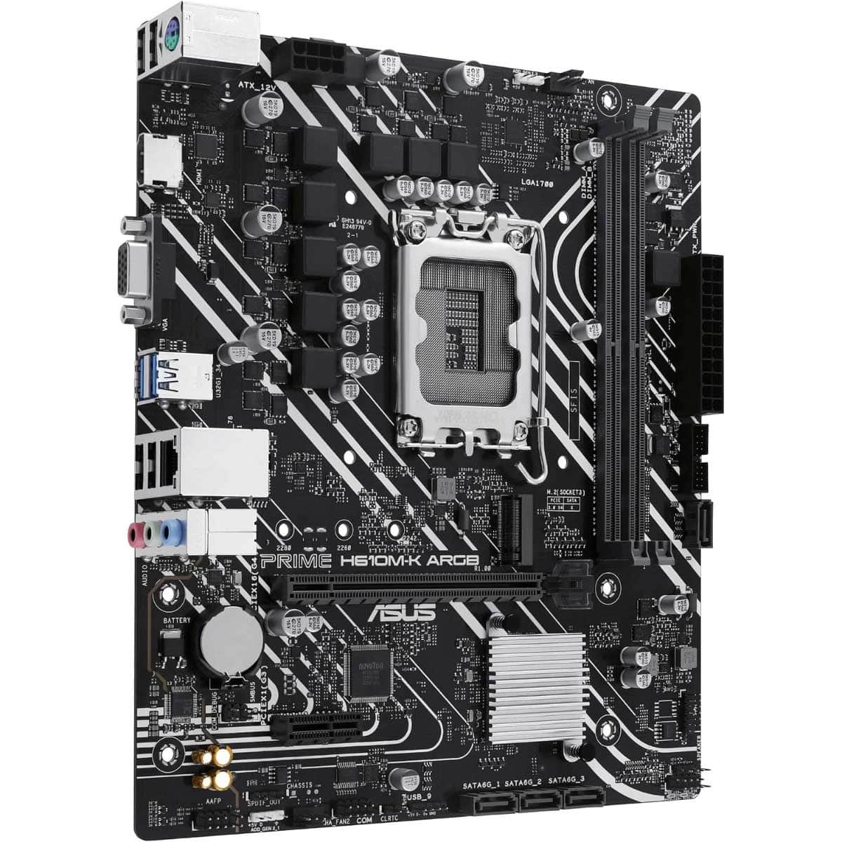 Asus Prime H610M-K Intel H610 DDR5 M.2 MicroATX Motherboard