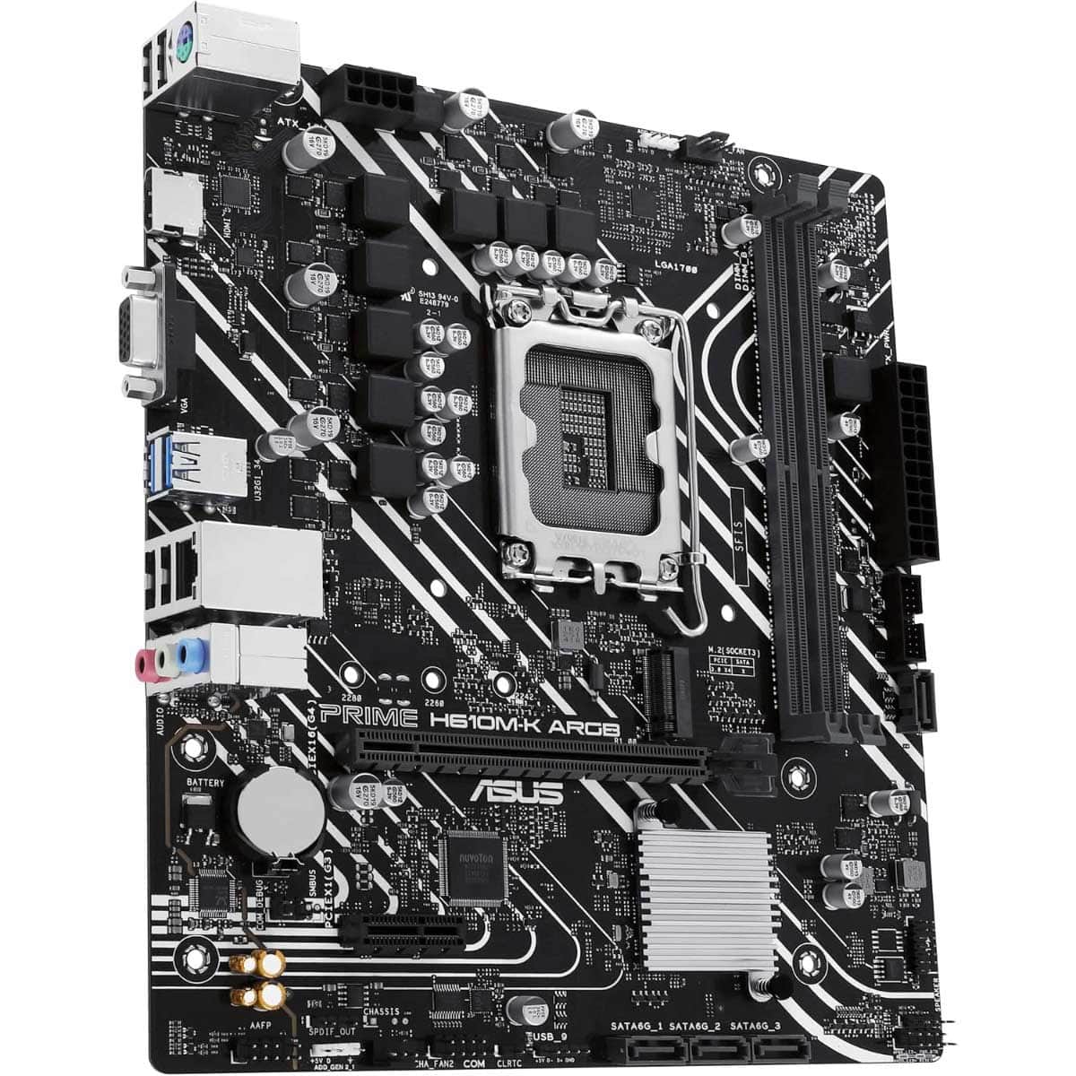 Asus Prime H610M-K Intel H610 DDR5 M.2 MicroATX Motherboard