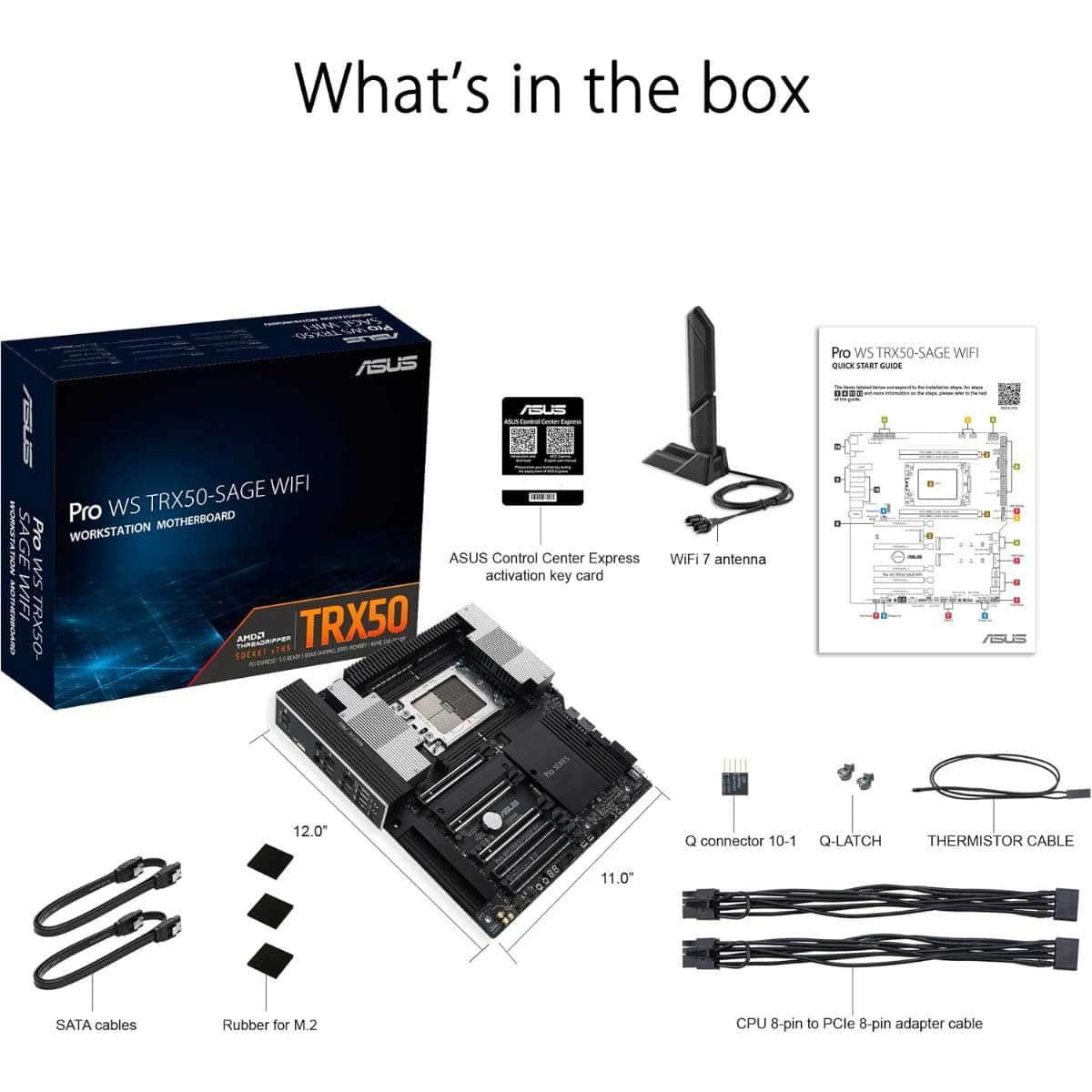 Asus Pro Workstation TRX50-SAGE Wi-Fi AMD Motherboard