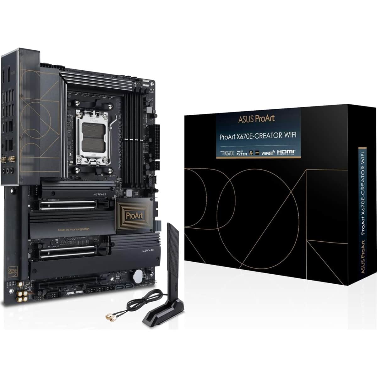 Asus ProArt X670E-Creator Wi-Fi AMD ATX Motherboard