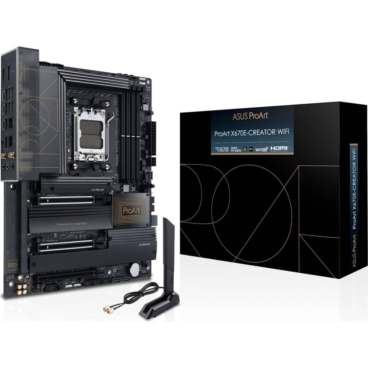 أسوس ProArt X670E-Creator لوحة أم AMD ATX مع Wi-Fi