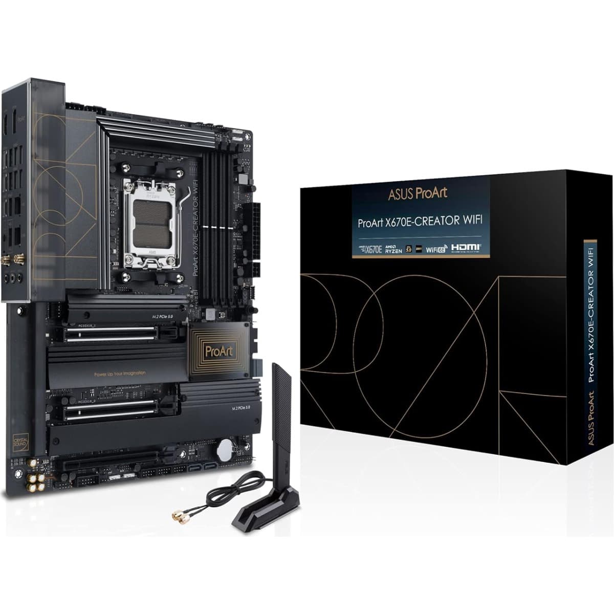 أسوس ProArt X670E-Creator لوحة أم AMD ATX مع Wi-Fi