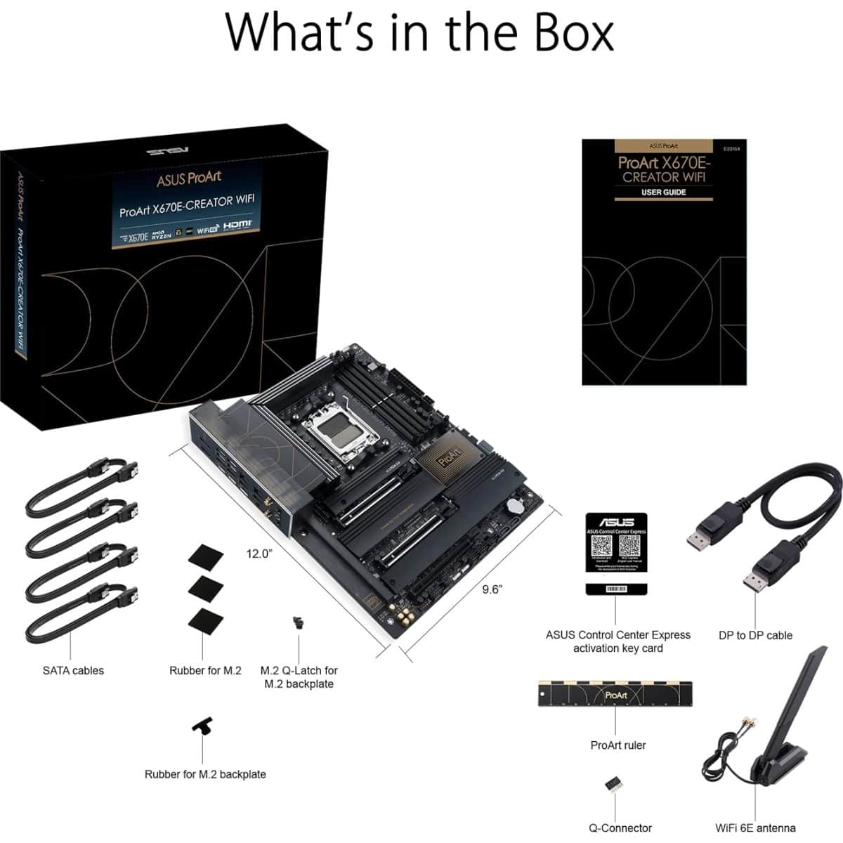 Asus ProArt X670E-Creator Wi-Fi AMD ATX Motherboard