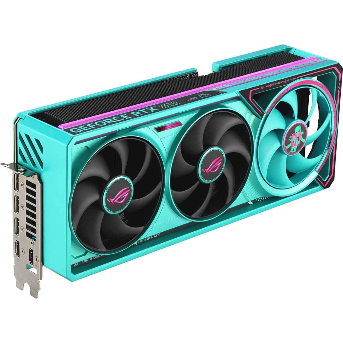 Asus ROG Astral NVIDIA GeForce RTX 5080 16GB GDDR7 OC Hatsune Miku Edition Gaming Graphics Card