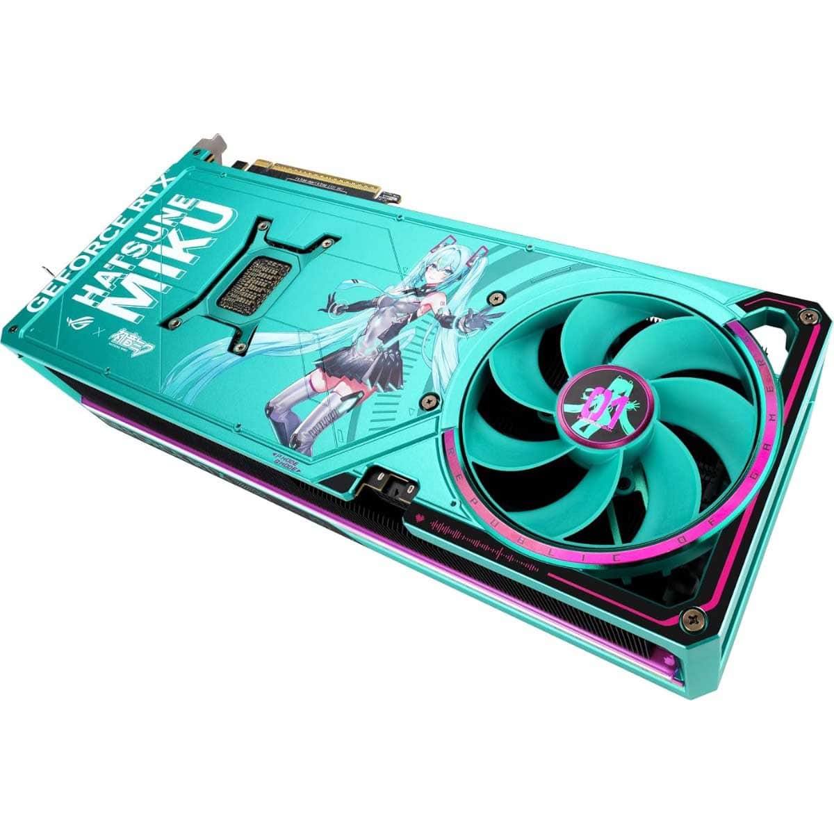 Asus ROG Astral NVIDIA GeForce RTX 5080 16GB GDDR7 OC Hatsune Miku Edition Gaming Graphics Card