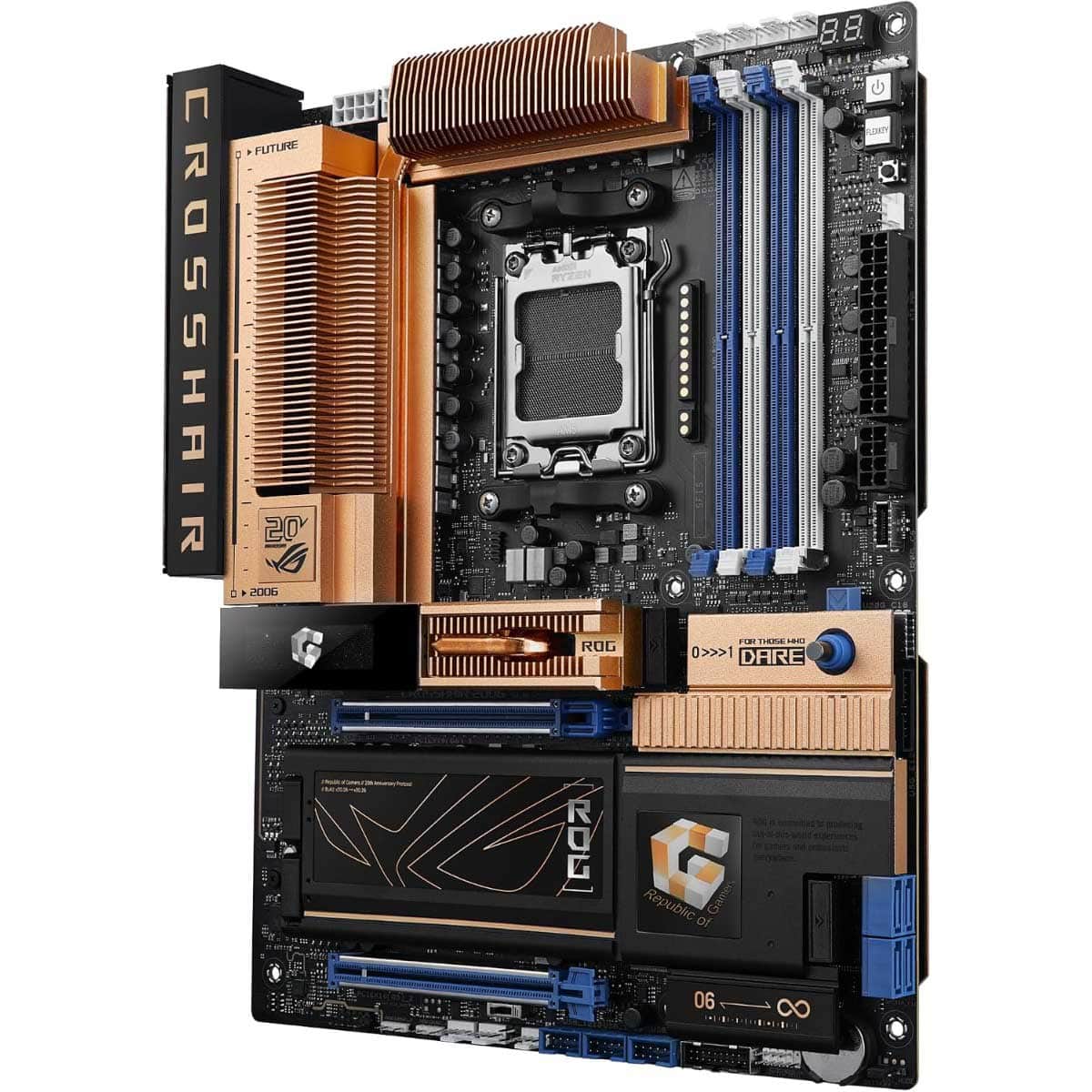 Asus ROG Crosshair 2006 X870E Wi-Fi 7 AMD ATX Motherboard